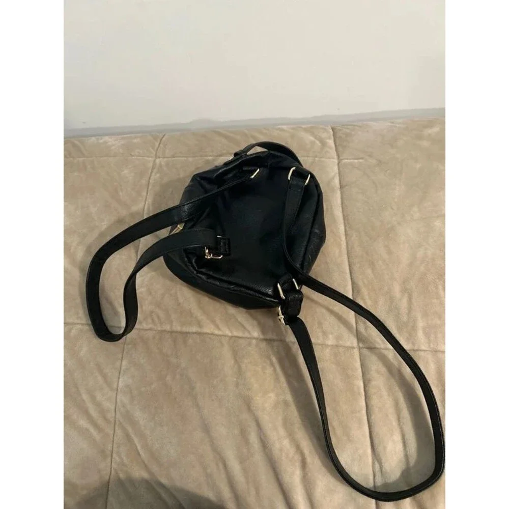 Betsey Johnson Mini Dog Face Backpack Rose Lining